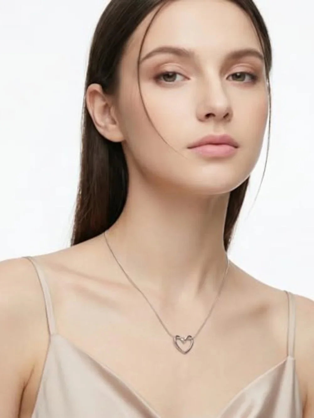BRAND NEW Heart Pendant Necklace Stainless Steel